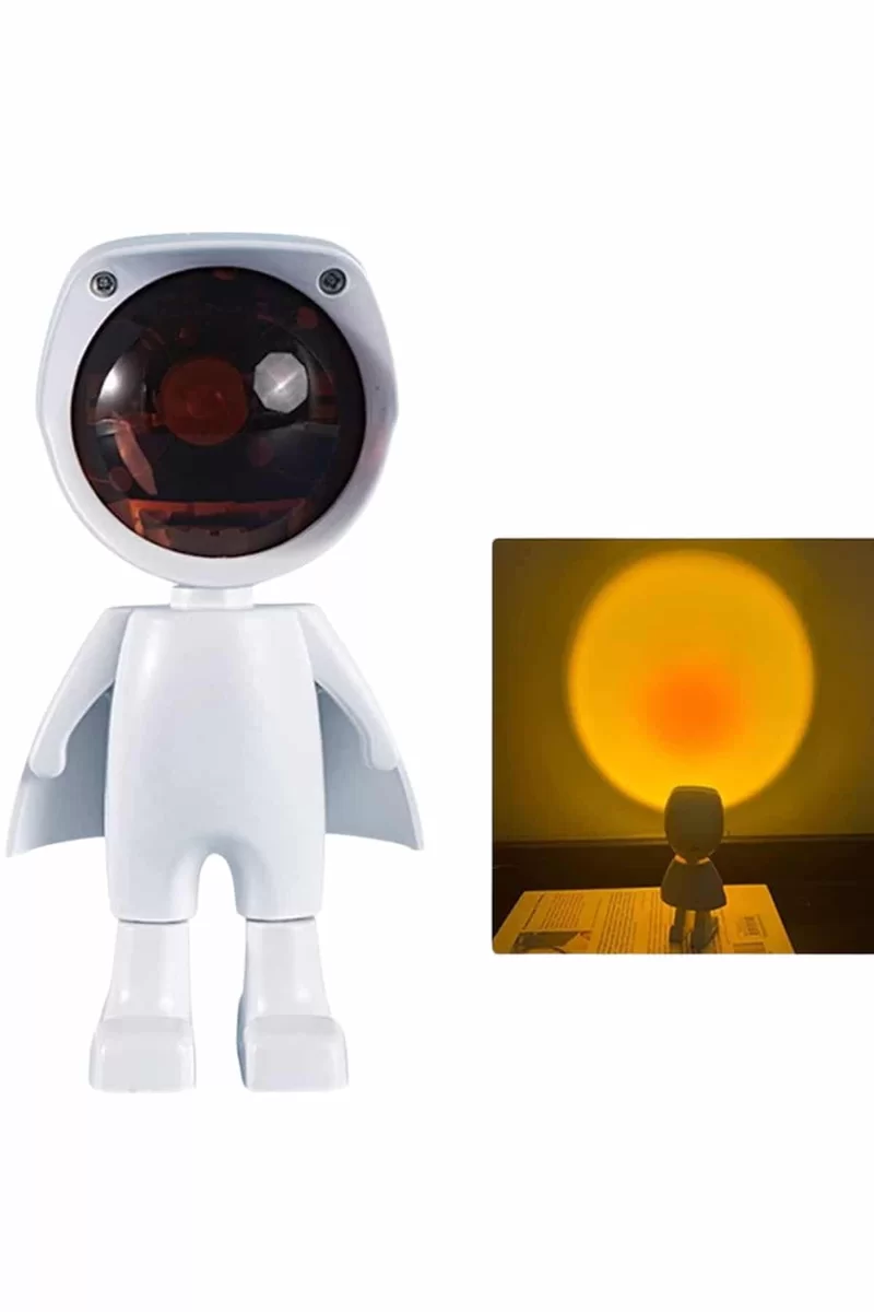 Projeksiyon Güneş Lambası Astronot Gün Batımı Projektör LED Işıklı Yeni Nesil 2 Projeksiyon Güneş Lambası Astronot Gün Batımı Projektör LED Işıklı Yeni Nesil - Görsel 2