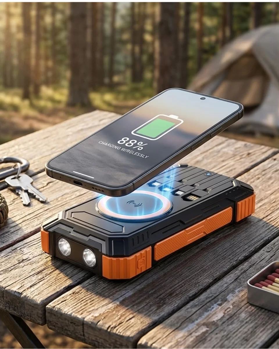 20000 mAh Powerbank Güneş Enerjili Kablosuz Şarj Hızlı Şarj Taşınabilir Batarya 1 20000 mAh Powerbank Güneş Enerjili Kablosuz Şarj Hızlı Şarj Taşınabilir Batarya