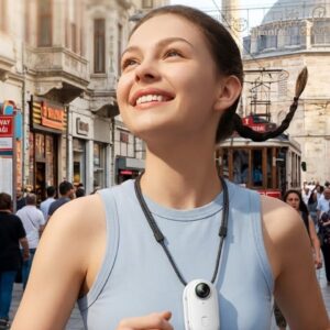Taşınabilir Spor Kamera 1080P Full HD WiFi Canlı İzleme ve Loop Kayıt Özellikli