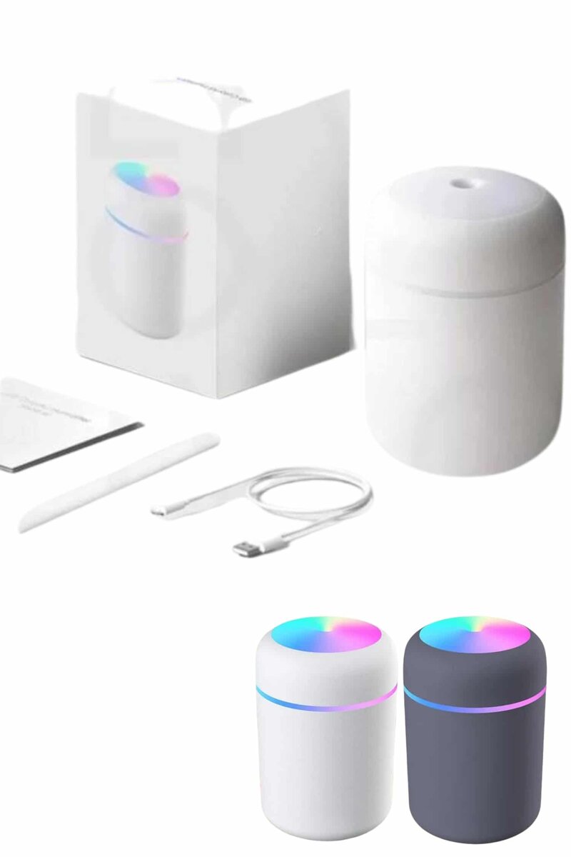 Humidifier LED Işıklı Mini Ortam Oda Kokusu Aromaterapi Buhardanlık 3 Humidifier LED Işıklı Mini Ortam Oda Kokusu Aromaterapi Buhardanlık - Görsel 3