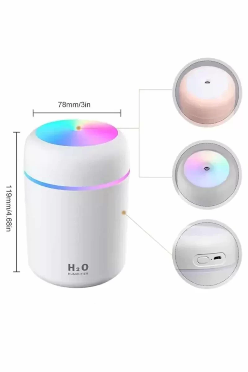 Hava Nemlendirici Buhar Makinesi Led Işıklı USB Dekoratif Nemlendirici Yeni Nesil 4 Hava Nemlendirici Buhar Makinesi Led Işıklı USB Dekoratif Nemlendirici Yeni Nesil - Görsel 4