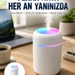 Hava Nemlendirici Buhar Makinesi Led Işıklı USB Dekoratif Nemlendirici Yeni Nesil