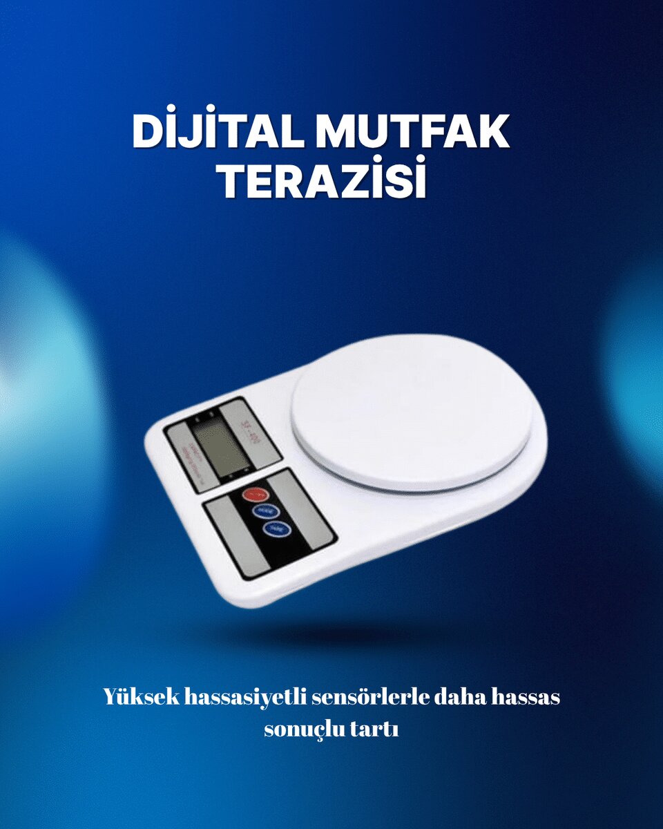 TF-1010 Dijital Mutfak Tartısı 1 TF-1010 Dijital Mutfak Tartısı