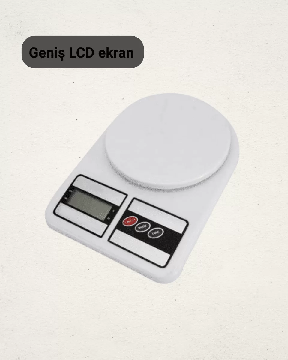 Pratik ve Şık Tasarımıyla Dijital Mutfak Tartısı Yeni Nesil 2 Pratik ve Şık Tasarımıyla Dijital Mutfak Tartısı Yeni Nesil - Görsel 2