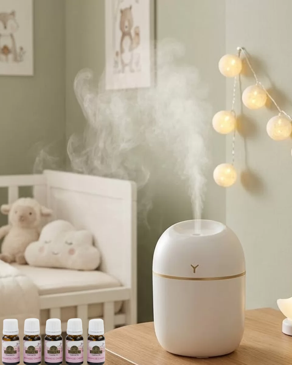 Kompakt Mini Hava Nemlendirici 5 Esans Hediyeli LED Işıklı USB Aromaterapi Cihazı 1 Kompakt Mini Hava Nemlendirici 5 Esans Hediyeli LED Işıklı USB Aromaterapi Cihazı