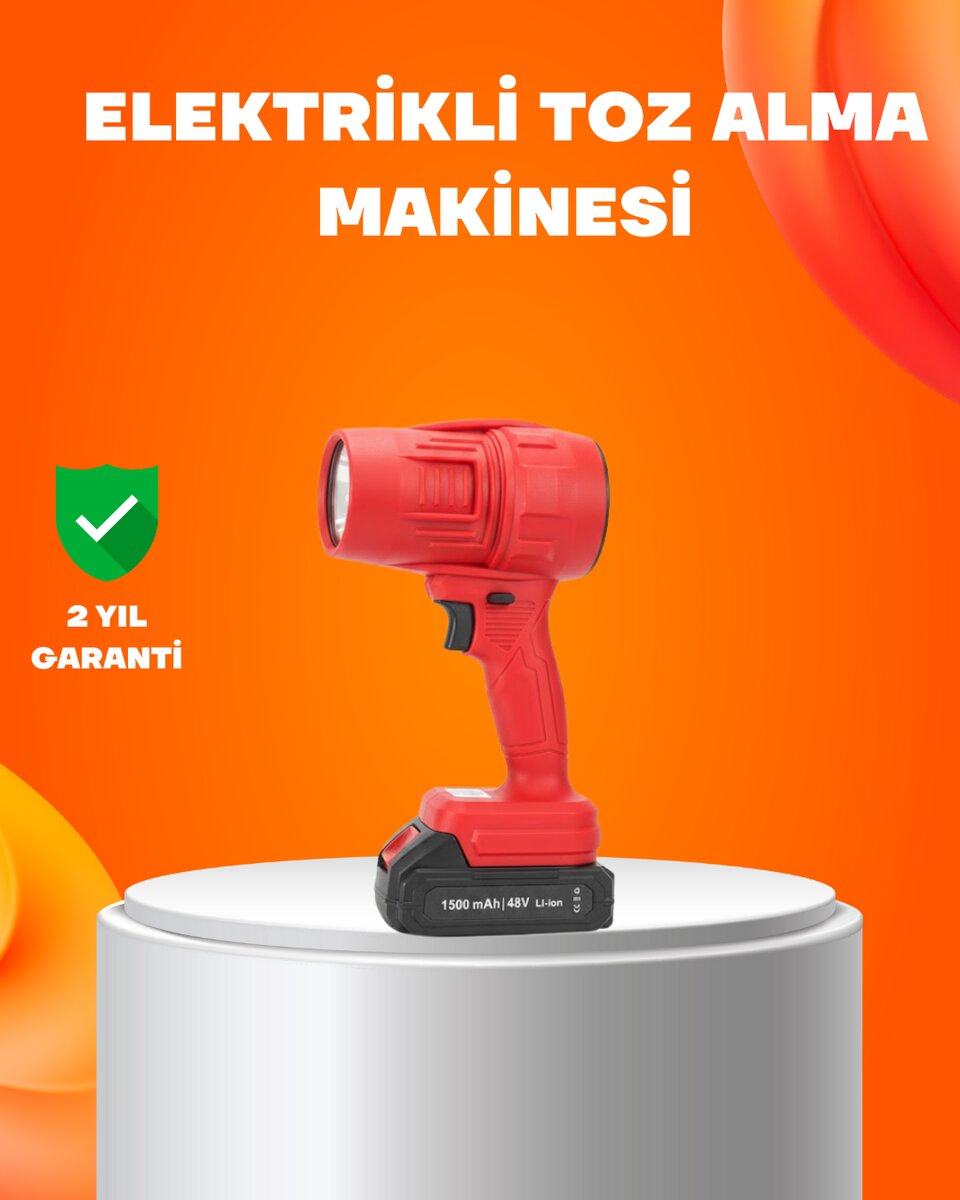 Elektrikli Toz Alma Cihazı Güçlü Hava Üfleme ve Derin Temizlik 1 Elektrikli Toz Alma Cihazı Güçlü Hava Üfleme ve Derin Temizlik