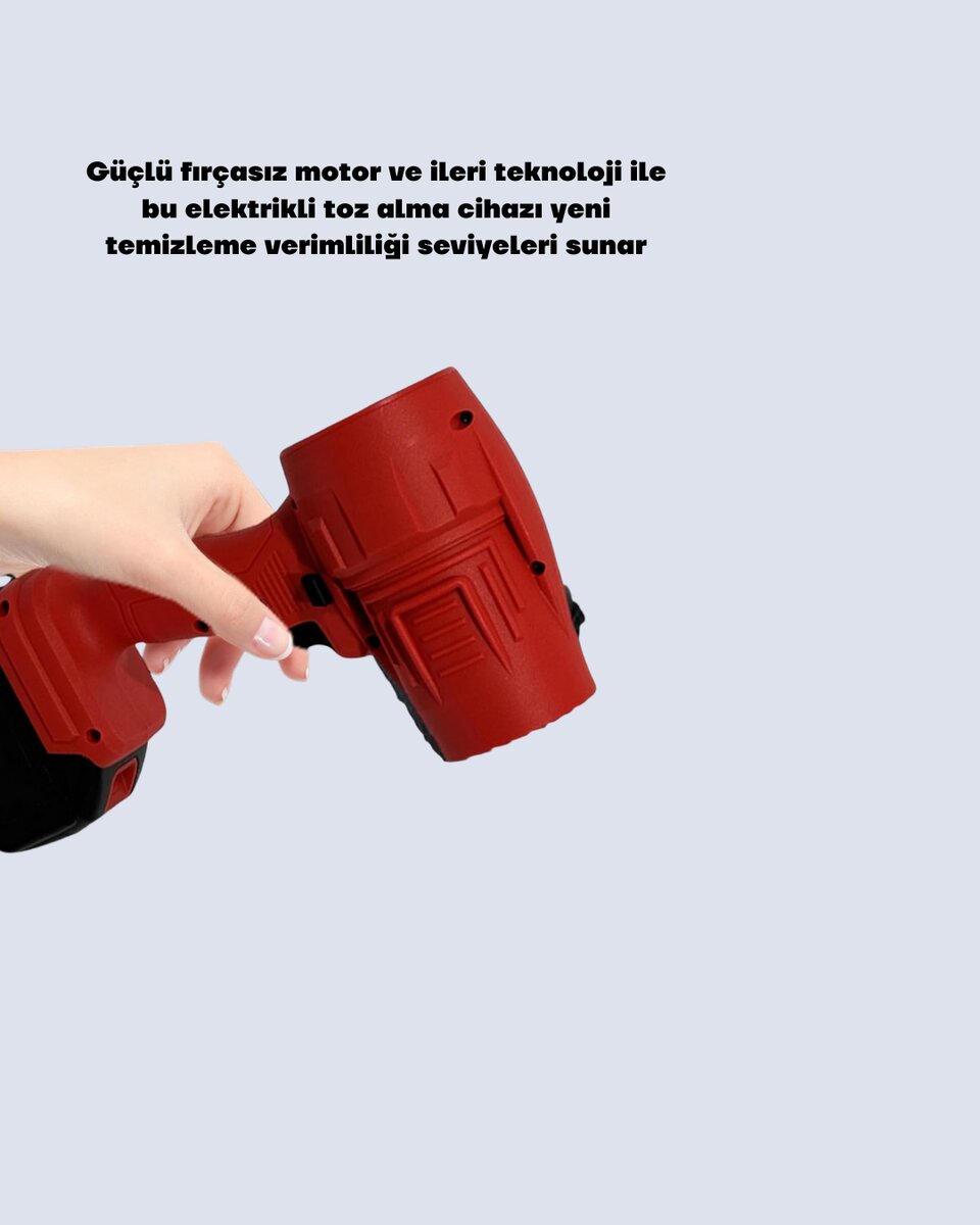 Elektrikli Toz Alma Cihazı Güçlü Hava Üfleme ve Derin Temizlik 4 Elektrikli Toz Alma Cihazı Güçlü Hava Üfleme ve Derin Temizlik - Görsel 4