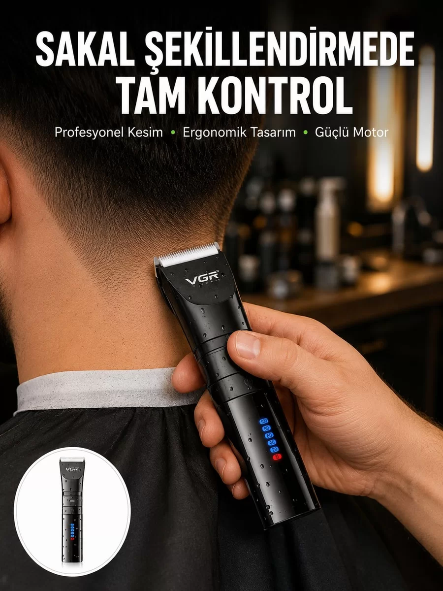 Şarjlı Tıraş Makinesi – Dijital Ekranlı IPX7 Su Geçirmez Titanyum Bıçaklı Yeni Nesil 1 Şarjlı Tıraş Makinesi – Dijital Ekranlı IPX7 Su Geçirmez Titanyum Bıçaklı Yeni Nesil