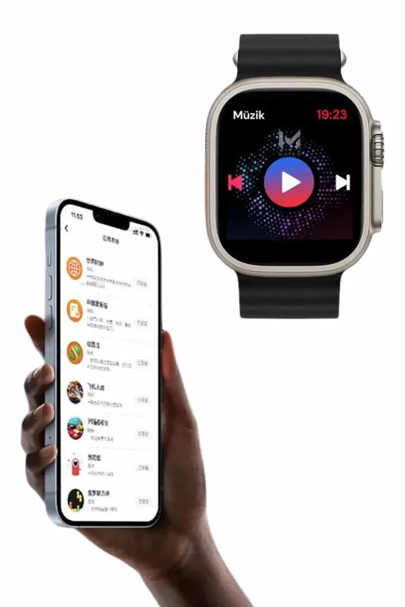 49mm Akıllı Saat Amoled Ekranlı Kadın Erkek Kol Saati Plastik Kordon Yeni Nesil 4 49mm Akıllı Saat Amoled Ekranlı Kadın Erkek Kol Saati Plastik Kordon Yeni Nesil - Görsel 4