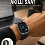 49mm Akıllı Saat Amoled Ekranlı Kadın Erkek Kol Saati Plastik Kordon Yeni Nesil