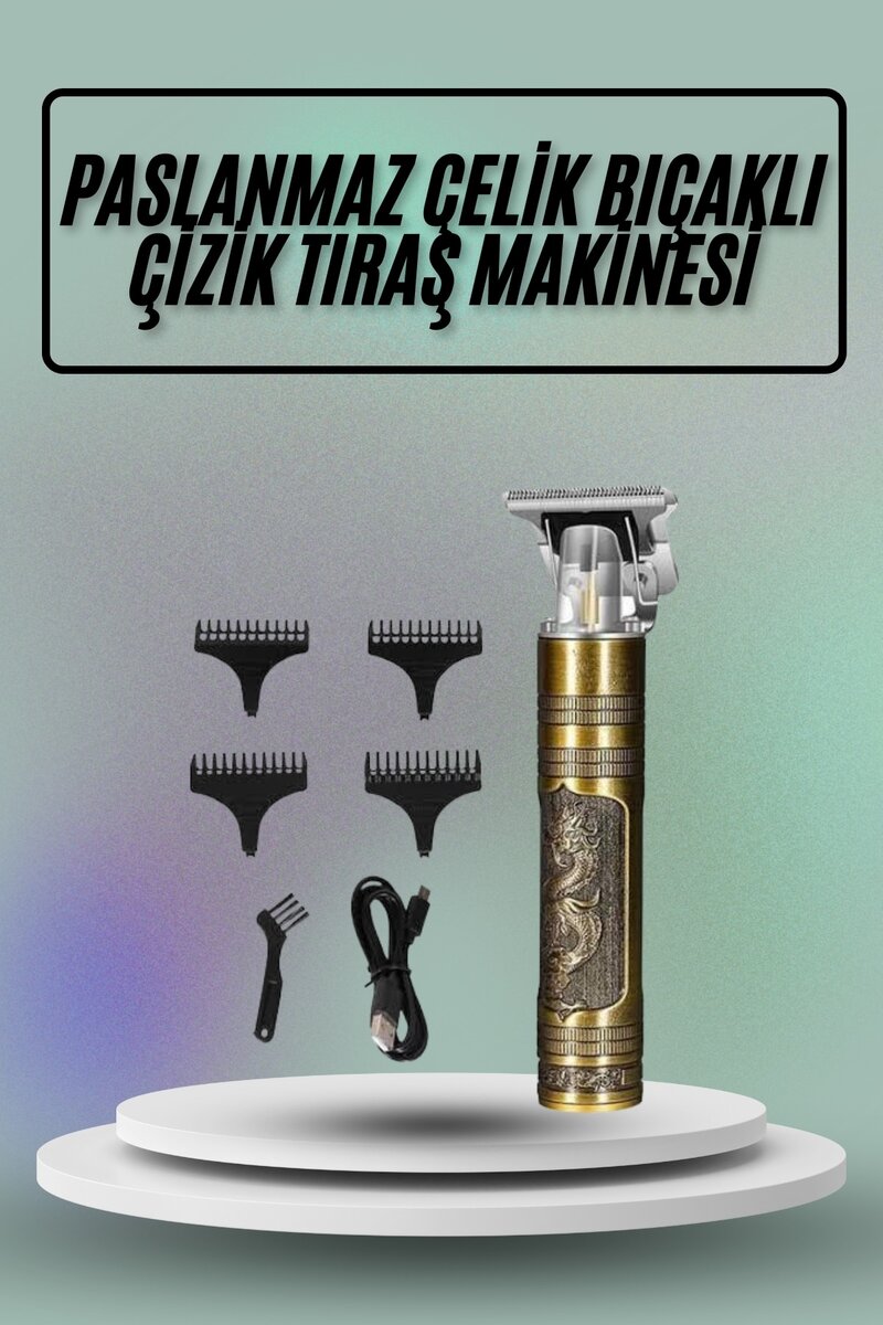 Saç Sakal Vücut Tıraş Makinesi Çizik Atma Makinesi Paslanmaz Çelik 1 Saç Sakal Vücut Tıraş Makinesi Çizik Atma Makinesi Paslanmaz Çelik