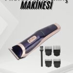 Tıraş Makinesi 4 Başlıklı Paslanmaz Çelik Bıçaklı Tüm Saç Tiplerine Uygun