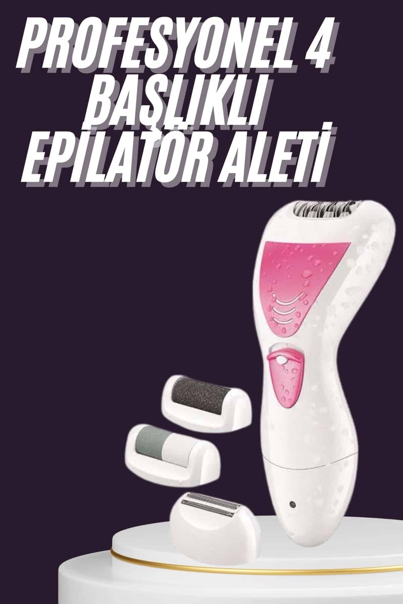 4 Başlıklı Lazer Öncesi Kısaltma Epilasyon Aleti Epilatör Çok Amaçlı 1 4 Başlıklı Lazer Öncesi Kısaltma Epilasyon Aleti Epilatör Çok Amaçlı