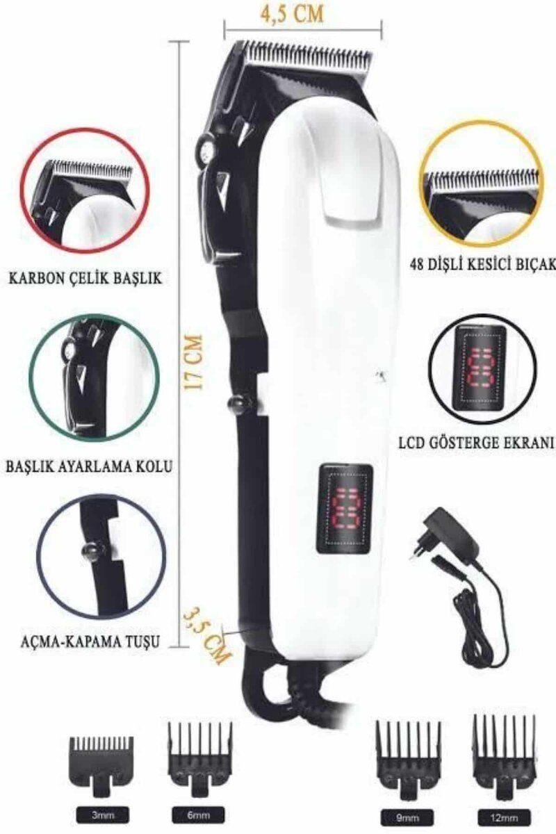 Kablosuz Saç Kesme Makinesi Epilasyon Öncesi Kısaltma Makinesi 3 Kablosuz Saç Kesme Makinesi Epilasyon Öncesi Kısaltma Makinesi - Görsel 3