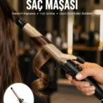 230 Derece Isı Ayarlı Seramik Saç Maşası 25 mm Yeni Nesil