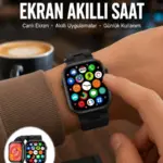 Akıllı Saat Android ve İOS Uyumlu Plastik Kordon Yeni Seri