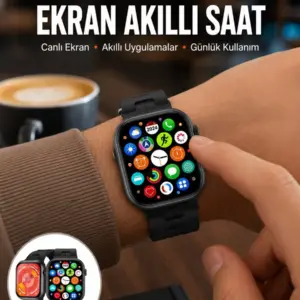 Akıllı Saat Android ve İOS Uyumlu Plastik Kordon Yeni Seri