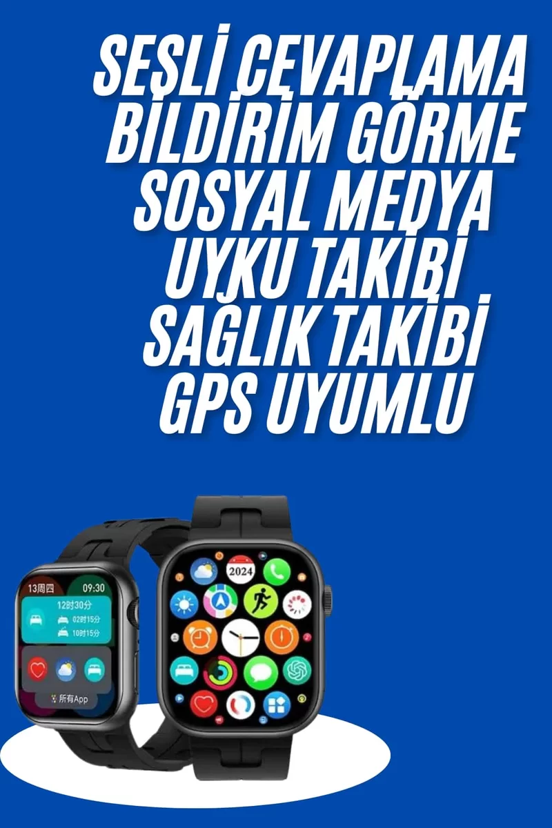 Yeni Seri Akıllı Saat Amoled Ekran Yüksek Çözünürlüklü 41 mm Kasa 2 Yeni Seri Akıllı Saat Amoled Ekran Yüksek Çözünürlüklü 41 mm Kasa - Görsel 2