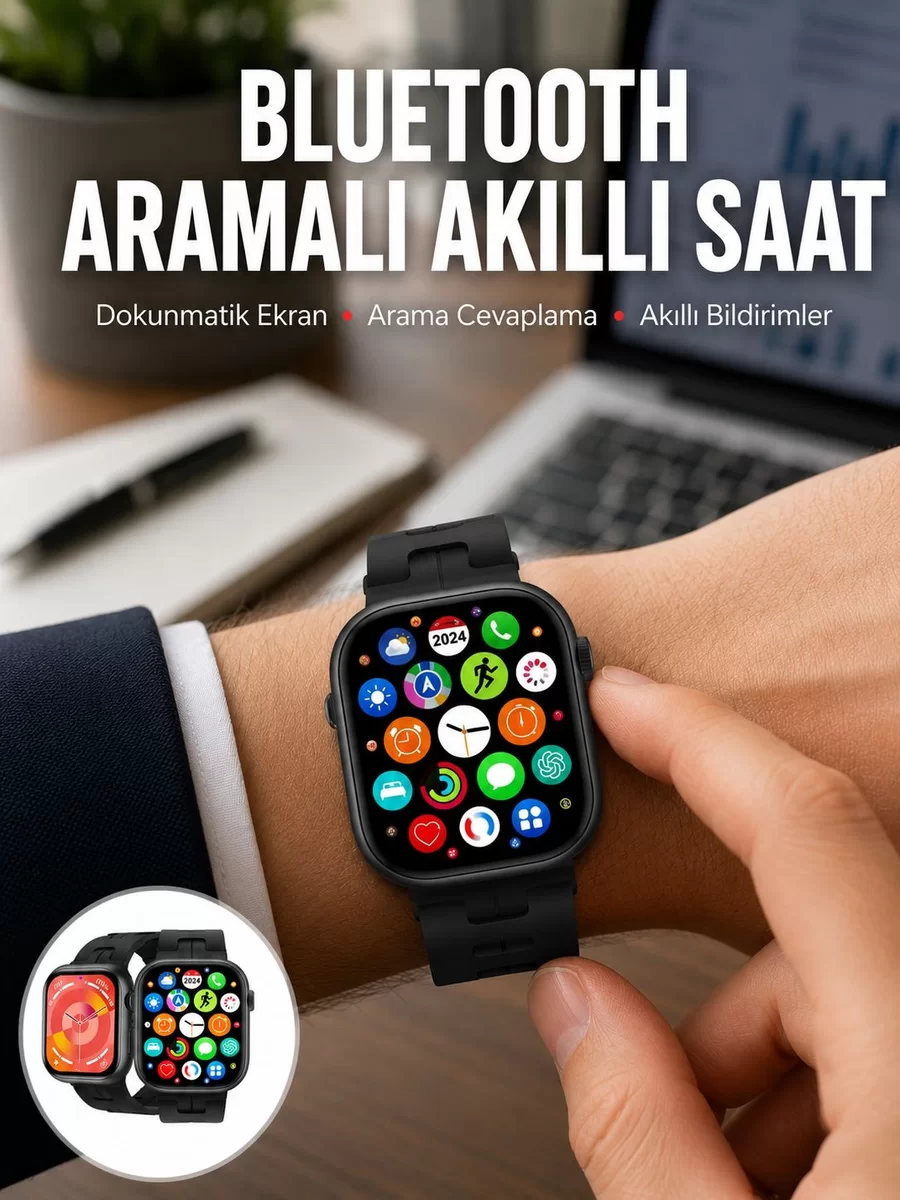Yeni Seri Akıllı Saat Amoled Ekran Yüksek Çözünürlüklü 41 mm Kasa 1 Yeni Seri Akıllı Saat Amoled Ekran Yüksek Çözünürlüklü 41 mm Kasa