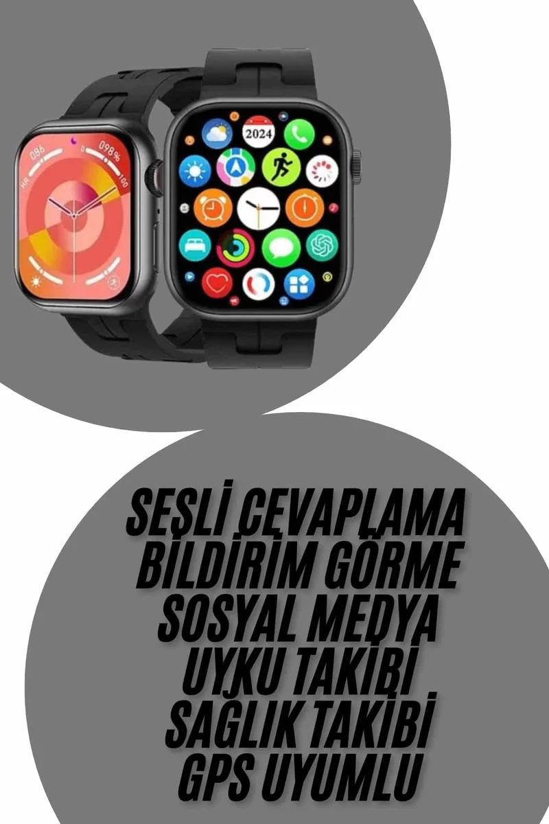 Akıllı Saat Çağrı Cevaplama Müzik Dinleme Plastik Kordon Mesaj Bildirimleri Yeni Seri 2 Akıllı Saat Çağrı Cevaplama Müzik Dinleme Plastik Kordon Mesaj Bildirimleri Yeni Seri - Görsel 2