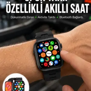 Akıllı Saat Çağrı Cevaplama Müzik Dinleme Plastik Kordon Mesaj Bildirimleri Yeni Seri