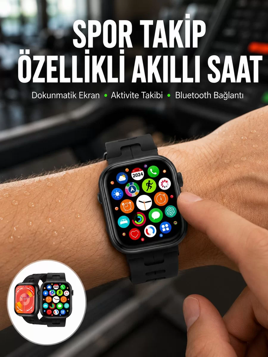 Akıllı Saat Çağrı Cevaplama Müzik Dinleme Plastik Kordon Mesaj Bildirimleri Yeni Seri 1 Akıllı Saat Çağrı Cevaplama Müzik Dinleme Plastik Kordon Mesaj Bildirimleri Yeni Seri