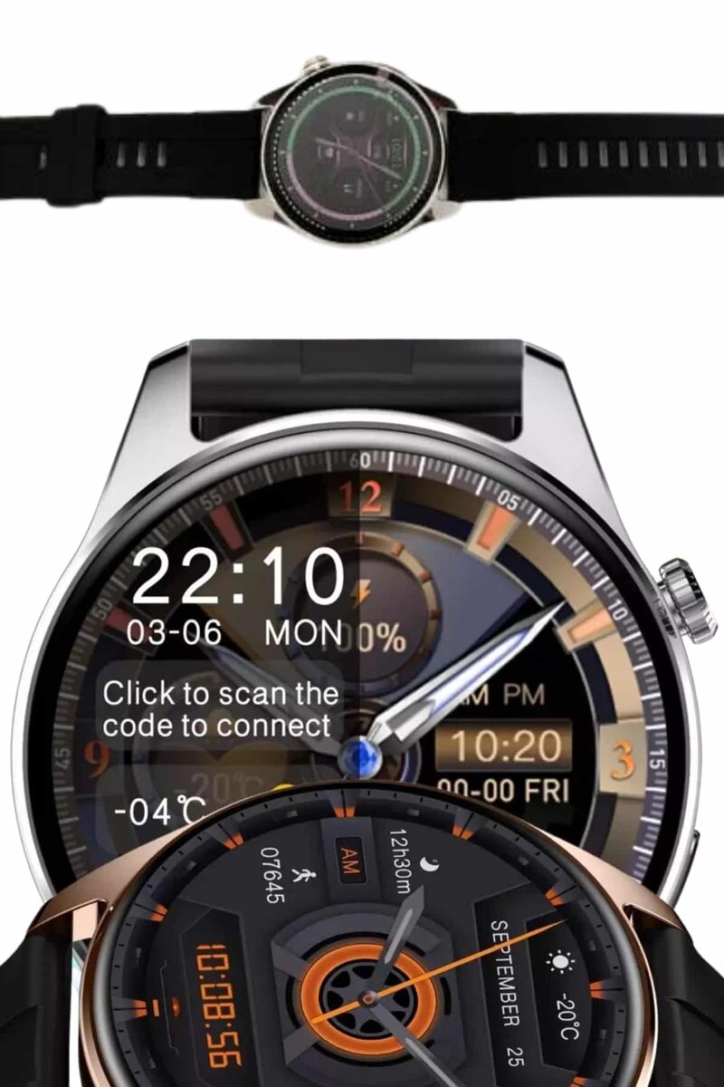 Yuvarlak Kasa 46mm Akıllı Saat Android Ve IOS Uyumlu Uyku ve Sağlık Takibi 4 Yuvarlak Kasa 46mm Akıllı Saat Android Ve IOS Uyumlu Uyku ve Sağlık Takibi - Görsel 4