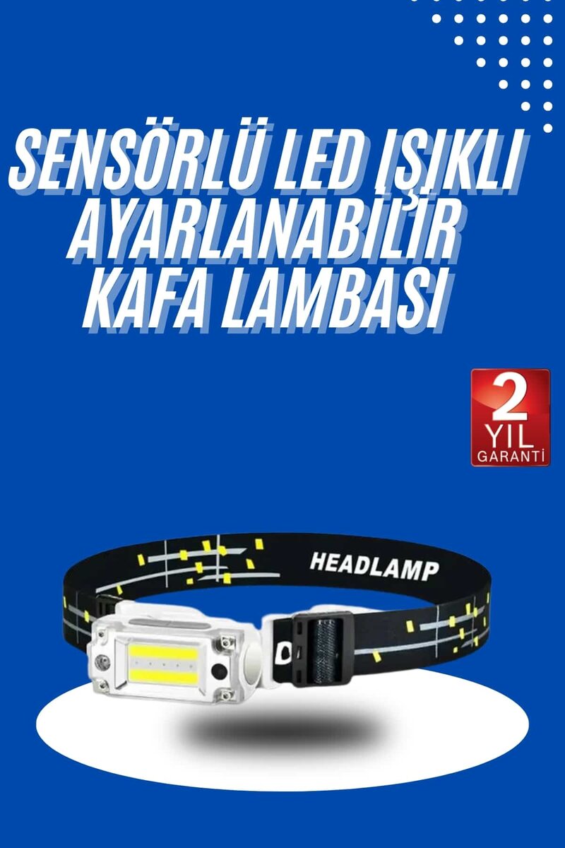 Kafa Lambası, Su Geçirmez Kafa Feneri 3 Mod Aydınlatma 1 Kafa Lambası, Su Geçirmez Kafa Feneri 3 Mod Aydınlatma