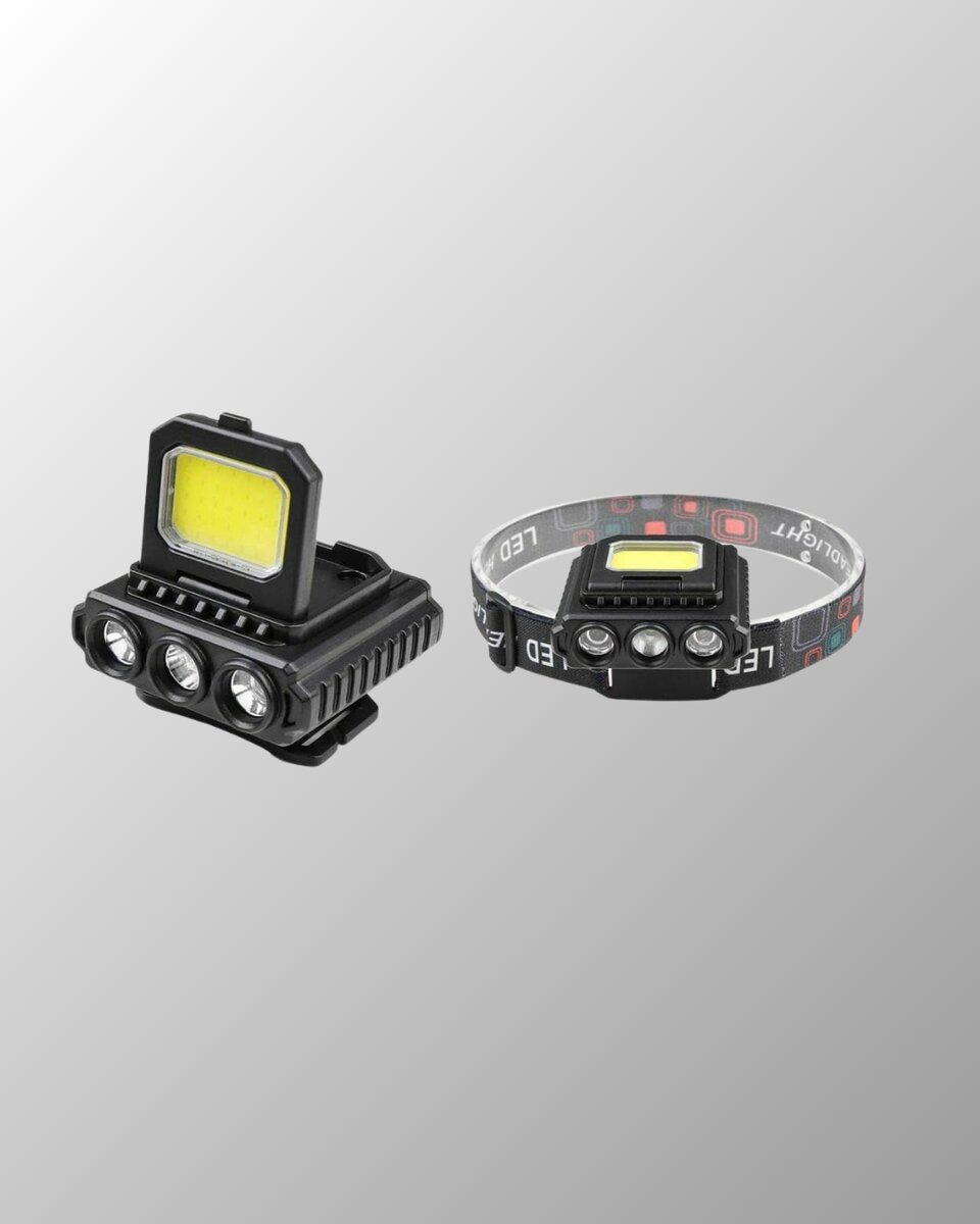 800 Lumen Çok Fonksiyonlu LED Kafa Lambası Type C Şarjlı 4 800 Lumen Çok Fonksiyonlu LED Kafa Lambası Type C Şarjlı - Görsel 4