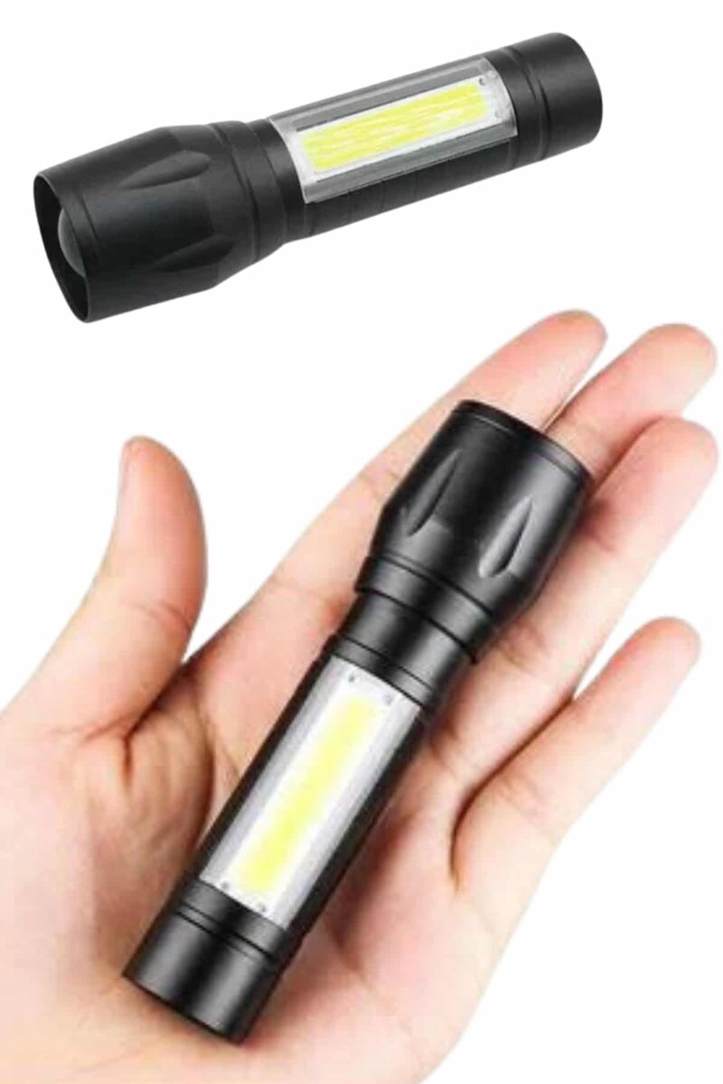 EL Feneri Uzun Menzilli Usb Şarj Edilebilir Kamp Lambası 2 EL Feneri Uzun Menzilli Usb Şarj Edilebilir Kamp Lambası - Görsel 2