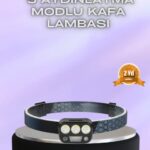 El Hareket Sensörlü LED Kafa Feneri 5 Mod Ayarlanabilir