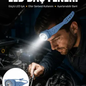 Suya Dayanıklı LED Kafa Lambası Outdoor Kullanım Yeni Nesil