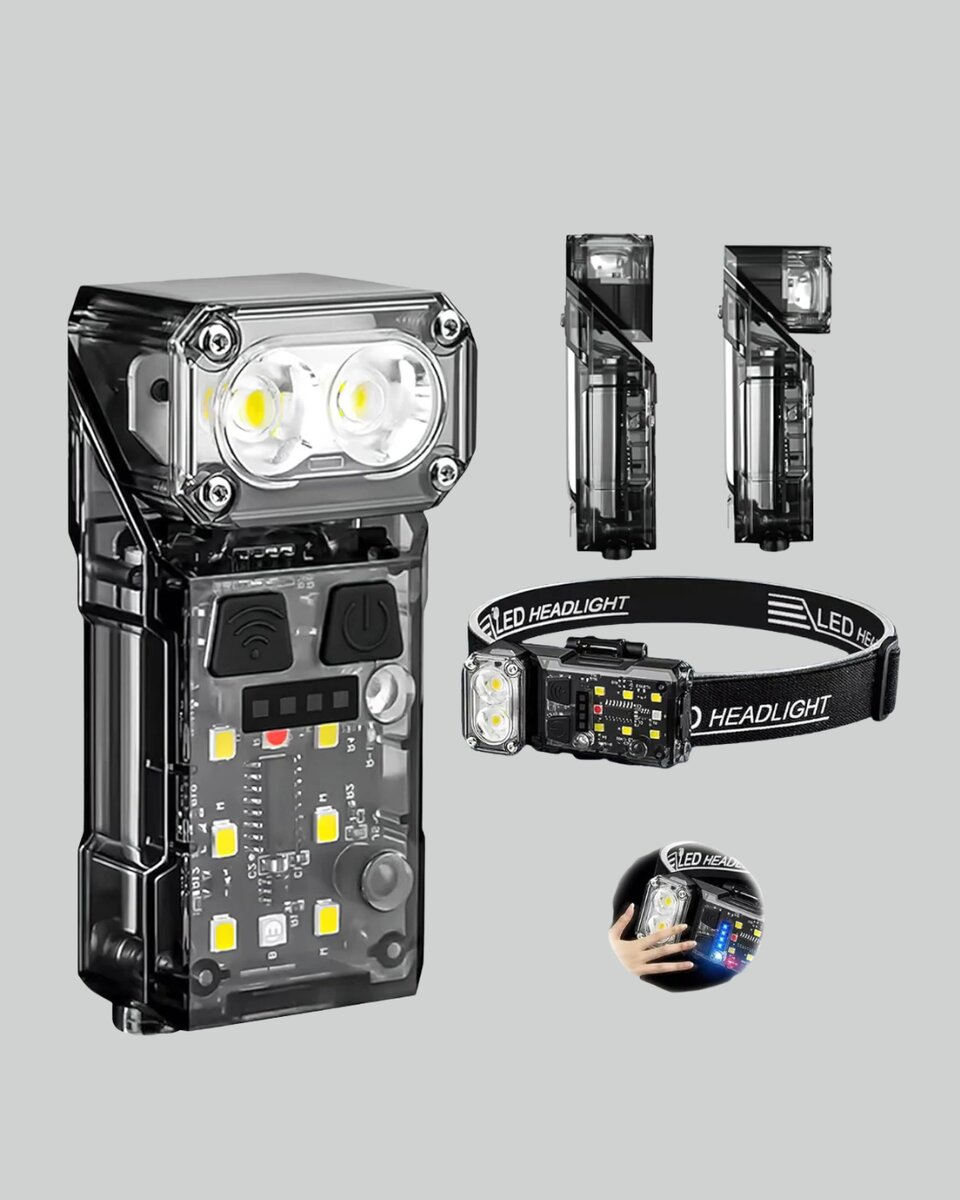 3’ü 1 Arada LED Far Şarj Edilebilir Sensörlü Manyetik 10 Saat Kullanım 2 3’ü 1 Arada LED Far Şarj Edilebilir Sensörlü Manyetik 10 Saat Kullanım - Görsel 2