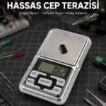 Kapaklı Dijital Cep Terazisi Hassasiyet 300 Gr Yeni Nesil
