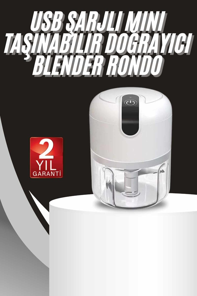 Mini Doğrayıcı Rondo Taşınabilir Mini El Blender Paslanmaz Çelik 1 Mini Doğrayıcı Rondo Taşınabilir Mini El Blender Paslanmaz Çelik