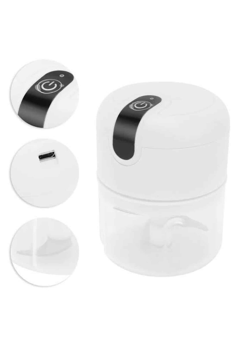 Mini Doğrayıcı Rondo Taşınabilir Mini El Blender Paslanmaz Çelik 4 Mini Doğrayıcı Rondo Taşınabilir Mini El Blender Paslanmaz Çelik - Görsel 4