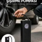 Type-C Şarjlı Güçlü Elektrikli Kompresör Motosiklet Oto Bisiklet İçin Yeni Nesil