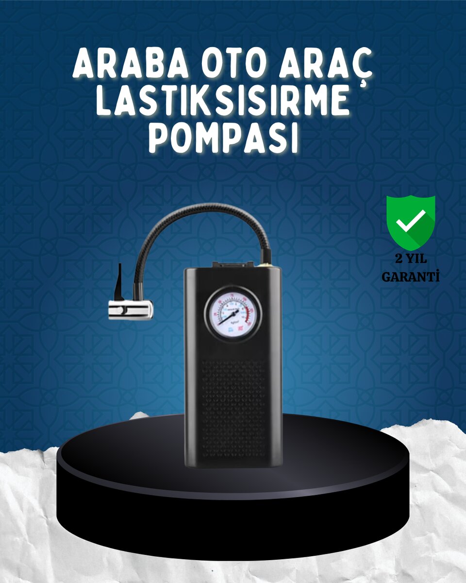 Elektrikli Hava Kompresörü Type-C USB Şarjlı Çok Fonksiyonlu Lastik Pompası 1 Elektrikli Hava Kompresörü Type-C USB Şarjlı Çok Fonksiyonlu Lastik Pompası