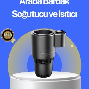 Araç İçi Isıtıcı Soğutucu Bardaklık 60°C Isıtma -4°C Soğutma