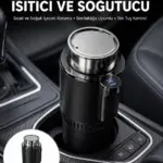 Isıtma Soğutma Özellikli Araç Bardaklığı Çakmak Girişli Akıllı Yeni Nesil
