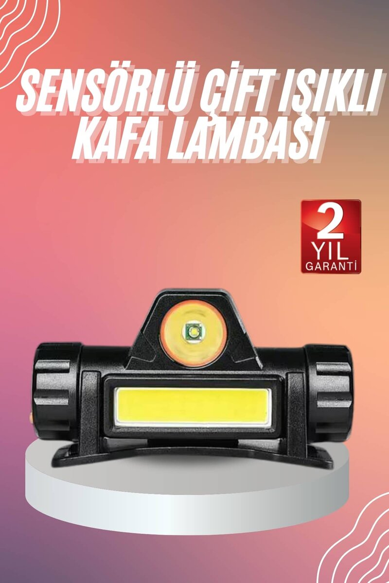 Kafa Lambası Çalışma Işığı Kafa Feneri Şarjlı Mıknatıslı Fenerli 1 Kafa Lambası Çalışma Işığı Kafa Feneri Şarjlı Mıknatıslı Fenerli