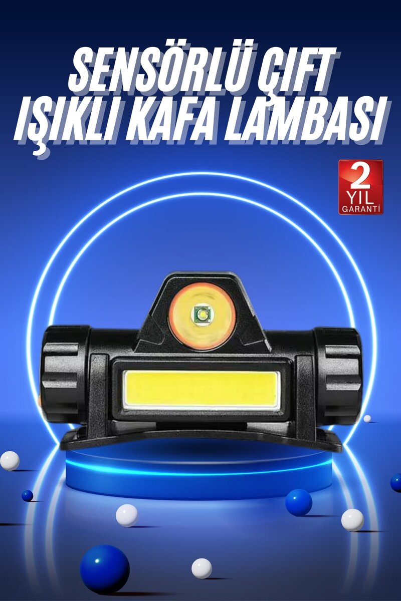 Ledli Şarjlı Kafa Lambası LED Şarjlı Su Geçirmez Kafa Feneri 1 Ledli Şarjlı Kafa Lambası LED Şarjlı Su Geçirmez Kafa Feneri