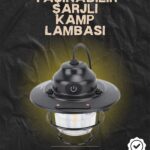 Kamp ve Bahçe İçin Retro LED Fener – Sıcak Işık Uzun Ömürlü Batarya