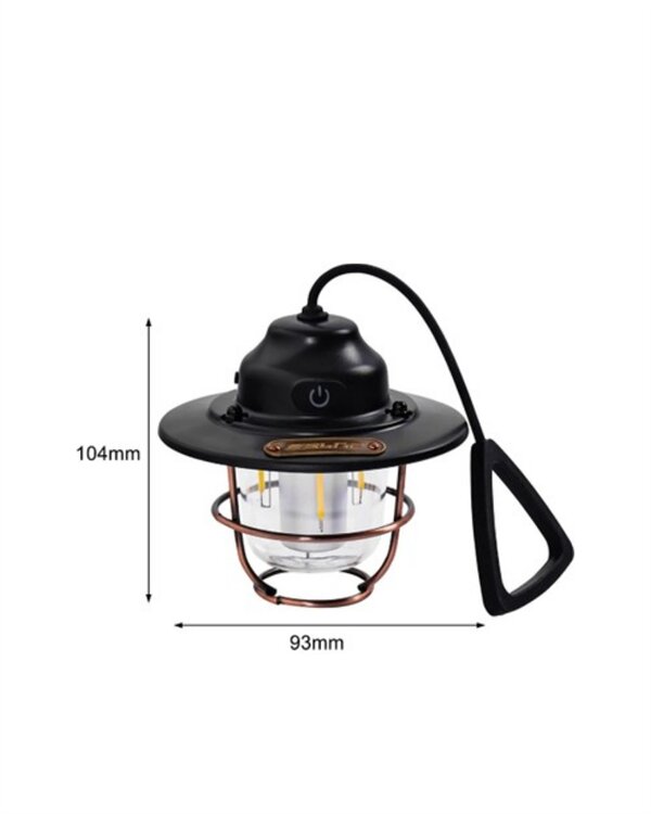 USB Şarjlı Retro LED Kamp Feneri – 4 Işık Modu Su Geçirmez Taşınabilir 3 USB Şarjlı Retro LED Kamp Feneri – 4 Işık Modu Su Geçirmez Taşınabilir - Görsel 3