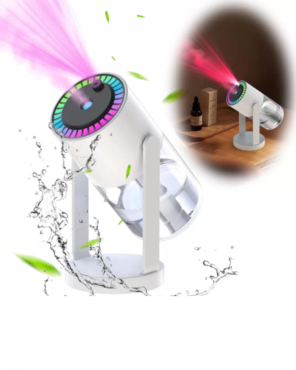 RGB Işıklı Hava Nemlendirici Ultrasonik Teknoloji ve Portatif Tasarım Yeni Nesil 4 RGB Işıklı Hava Nemlendirici Ultrasonik Teknoloji ve Portatif Tasarım Yeni Nesil - Görsel 4