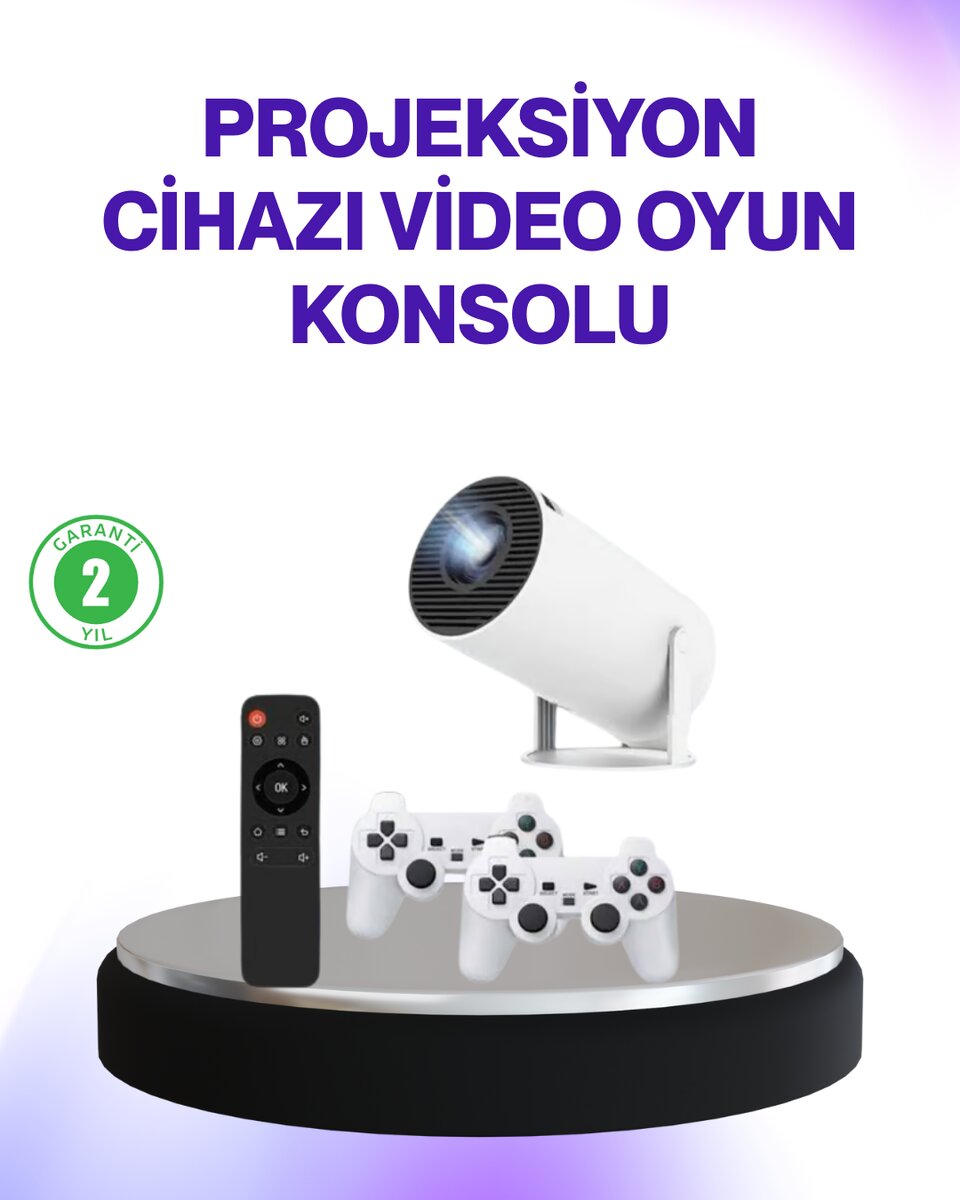 2.4G Kablosuz Destekli Oyun ve Film Projeksiyonu Ev Kullanımı İçin 1 2.4G Kablosuz Destekli Oyun ve Film Projeksiyonu Ev Kullanımı İçin