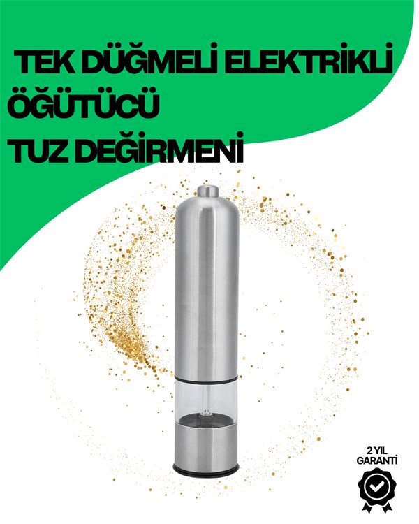 Şeffaf Hazneli Elektrikli Tuz Karabiber Öğütücü Pilli Taşınabilir Mutfak Aleti 1 Şeffaf Hazneli Elektrikli Tuz Karabiber Öğütücü Pilli Taşınabilir Mutfak Aleti