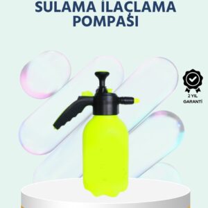 Basınçlı El Pompası 2 Litre Bakır Nozul Ayarlı Jet ve Dağınık Atım