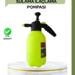 2 Litre Püskürtücü Bakır Nozullu Ayarlı Sprey Temizlik ve Bahçe