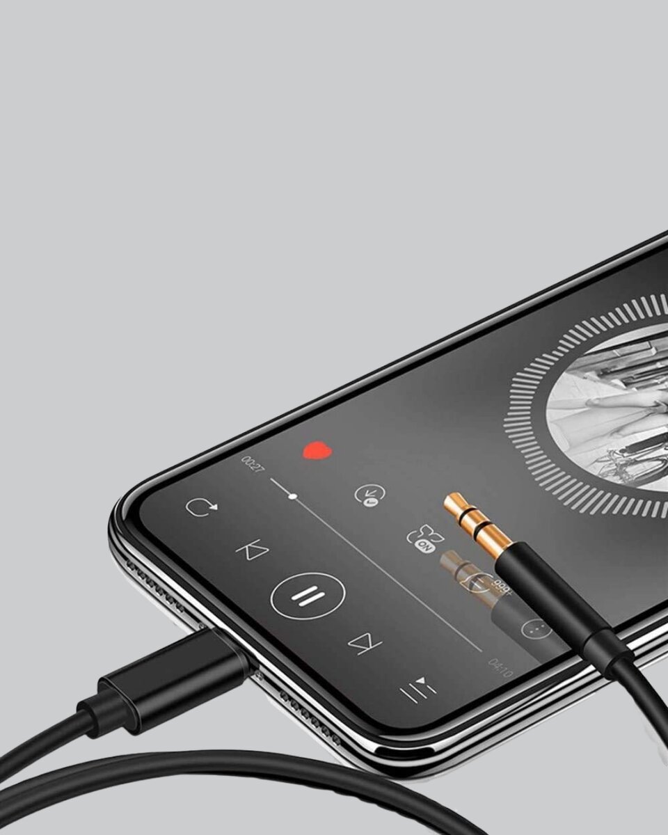 1 Metre Lightning to Aux Çevirici Kablo Stereo Ses Yüksek Kalite 2 1 Metre Lightning to Aux Çevirici Kablo Stereo Ses Yüksek Kalite - Görsel 2